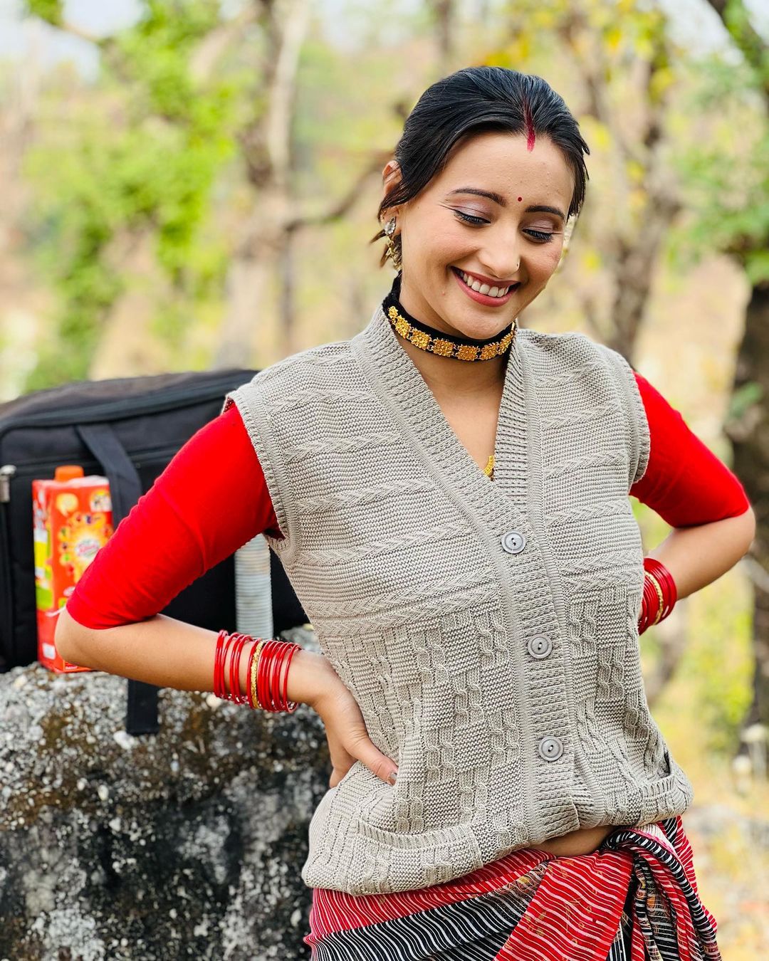 पहाड़ी लुक में नजर आईं भोजपुरी एक्ट्रेस श्वेता म्हारा, एक्ट्रेस की सादगी पर फिदा हुए फैन्स