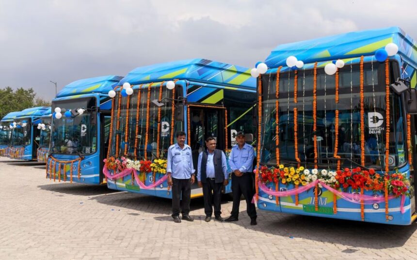Delhi electric buses